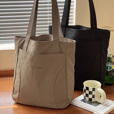 喜凡你日韩简约通勤单肩托特包