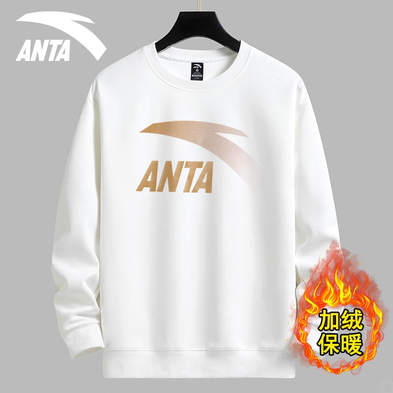 卫衣安踏运动休闲圆领男士