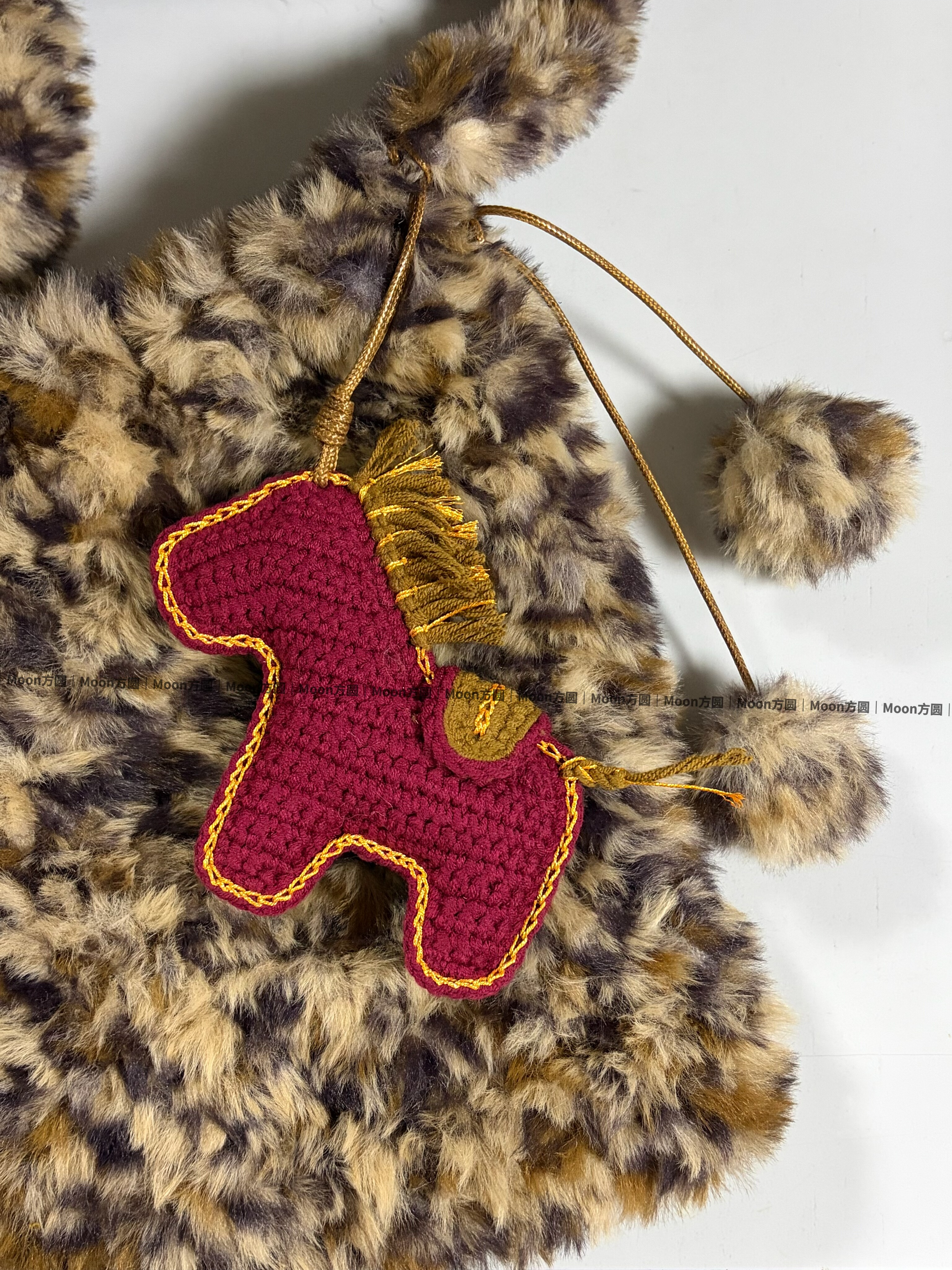 Moon方圆手工编织毛线小马挂件材料包可爱玩偶钥匙扣钩织礼物,服饰配件/皮带/帽子/围巾,DIY编织材料包,淘宝优惠券,粉丝福利购,淘宝优惠卷