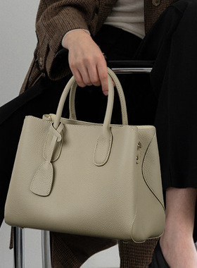 包包女式2026新款大容量高级感托特手提包真皮女包单肩斜挎妈妈包