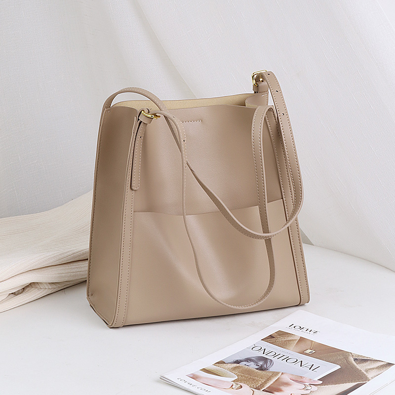 beep水桶包轻便柔软全牛皮大容量