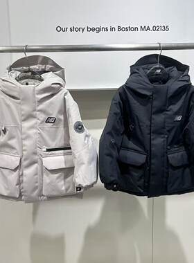 New Balance NB童装25冬款羽绒服男女童儿童中长款鹅绒服7PF44023