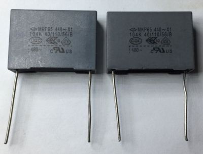 法拉电容 MKP65 440-X1 104K 44VAC104K 脚距22mm 直插