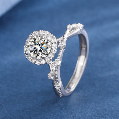 925银灿若星辰结婚戒北斗七星女新款轻奢微镶女戒跨境热销榜指环