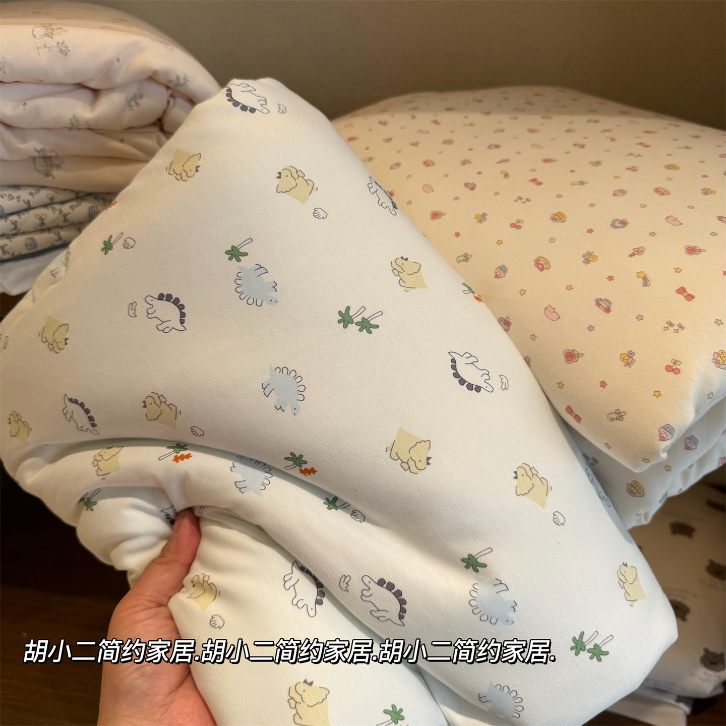 卡通可爱针织棉空调被夏凉被