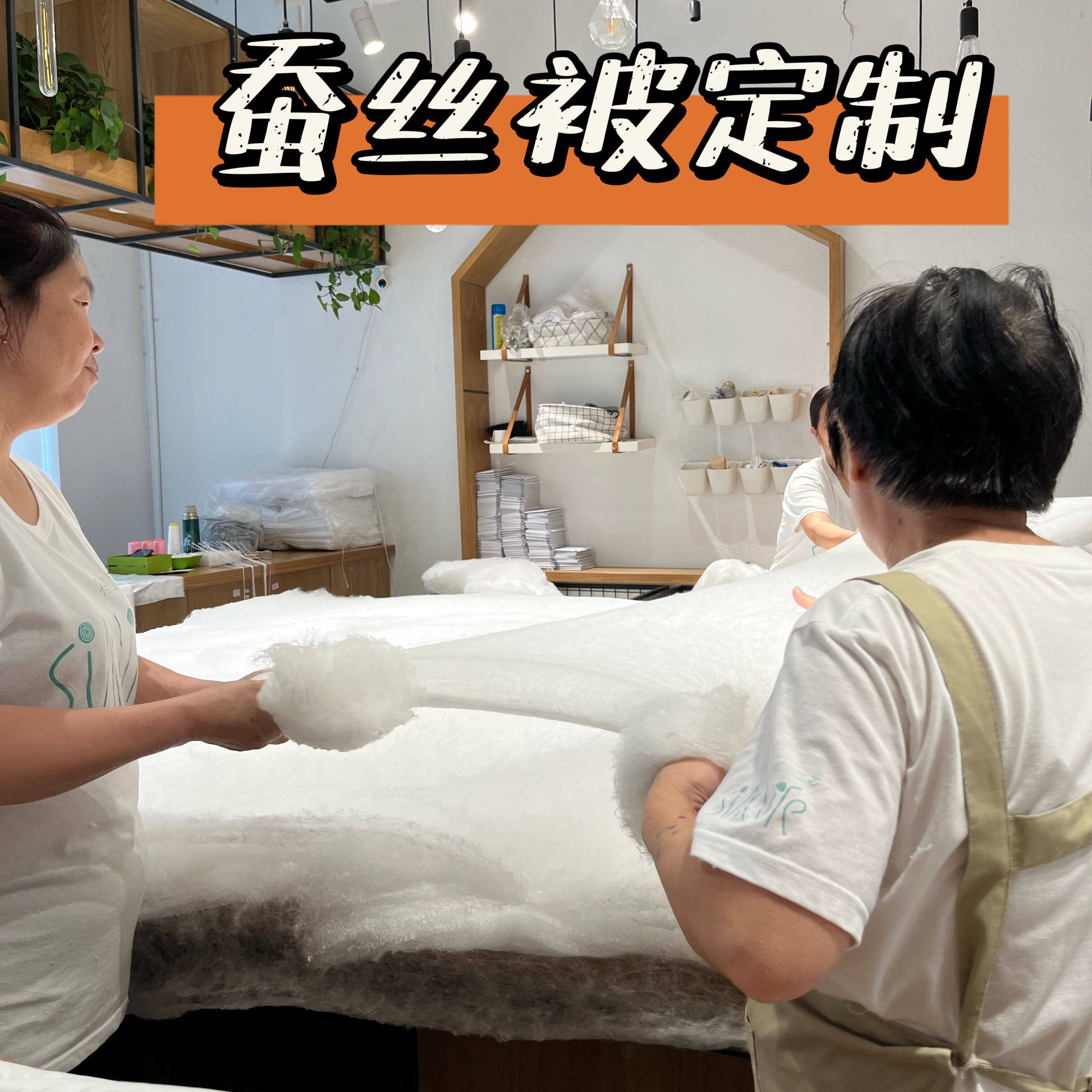 定制单双人幼儿园纯手工蚕丝被
