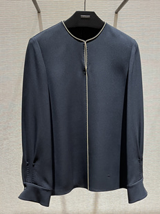 GIADA国内专柜代购2024秋冬真丝上衣TPCE565衬衫