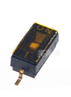 KE原装 1.27mm贴片拨码开关DSHP01TSGER DSHP02TSGER DSHP03TSGER