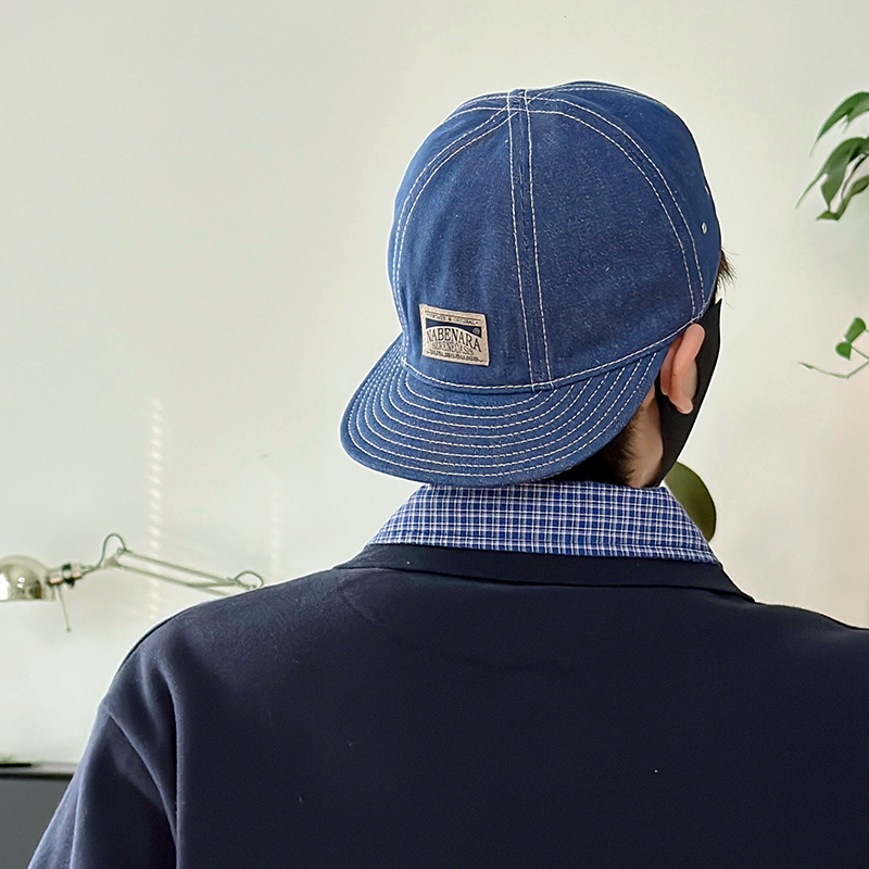 Jodhat短檐棒球帽男士日系五片帽阿卡美肌帽子百搭反戴平檐鸭舌帽