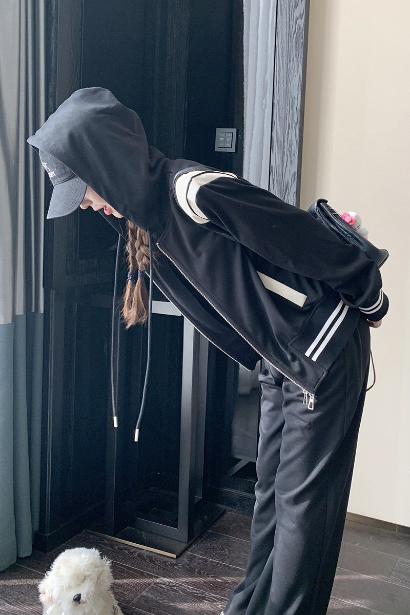 套装现货新款秋季套装宽松休闲两件套女D2311款P165K228,女装运动套装,素依格格