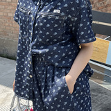 现货新款牛仔短袖套装短裤两件套062档口2665套装P150K228，女装套装/套裙，素依格格