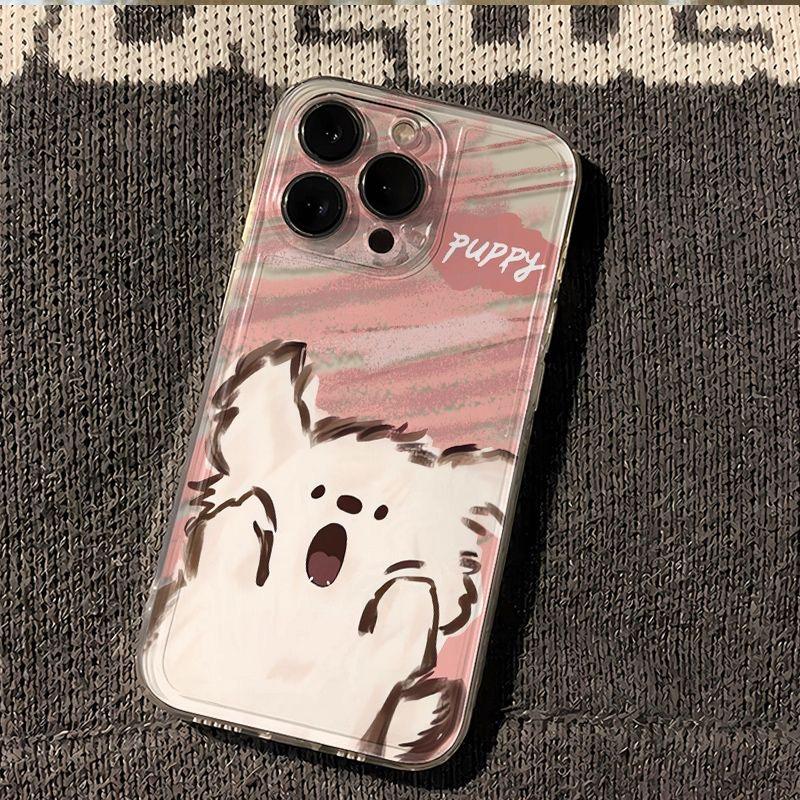 尖叫小狗苹果透明硅胶手机壳