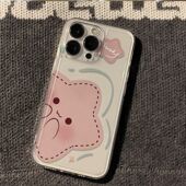 14plus 可爱卡通手机壳透明软壳iPhone保护套少女心全包防摔适用苹果17promax 12mini