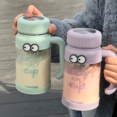 高颜值夏季把手玻璃杯