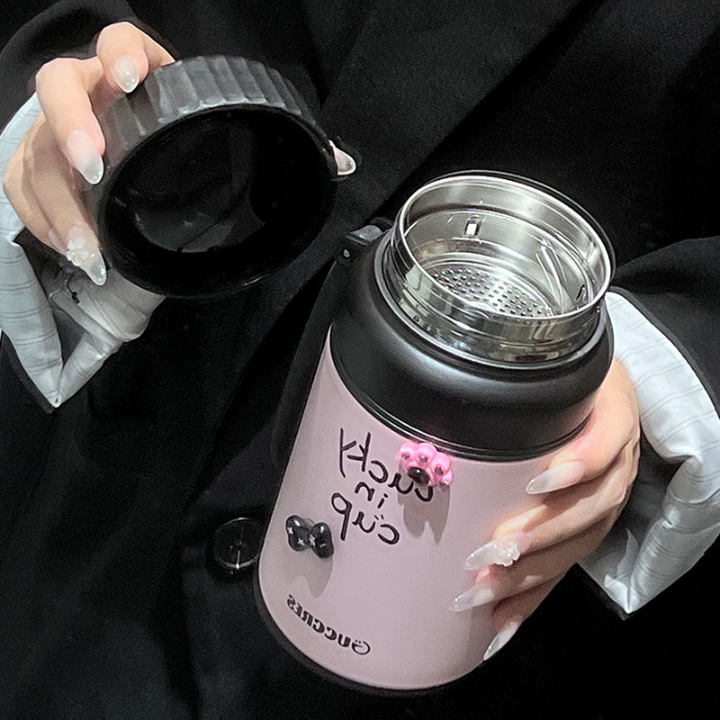 2025新款高颜值大容量提手保温壶