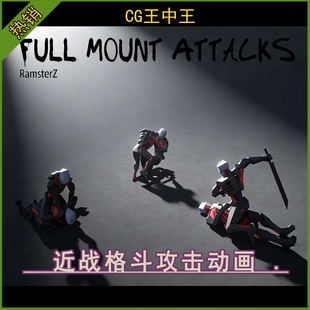 Unity2020+ Full Mount Attacks 1.0 近战徒手格斗武器攻击动画包