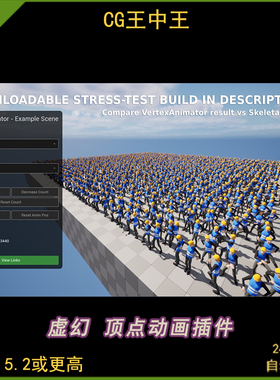 UE5虚幻5.4 Vertex Animator 顶点动画插件 5.2-5.4