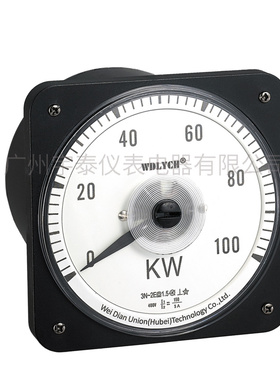 63L18 63L19交流指针式船用表 KW功率表三相有功无功 广角度250度