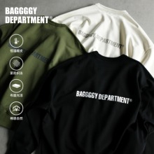 BAGGGGY大码口袋短宽廓形字母印花卫衣高克重480G毛圈140-270斤