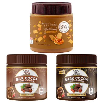 无糖低碳水白巧克力酱榛子酱生酮