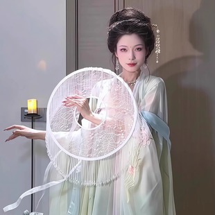 【糖纸碎片】池之羽手作原创设计汉服古风唐制帷帽影楼写真流苏帽