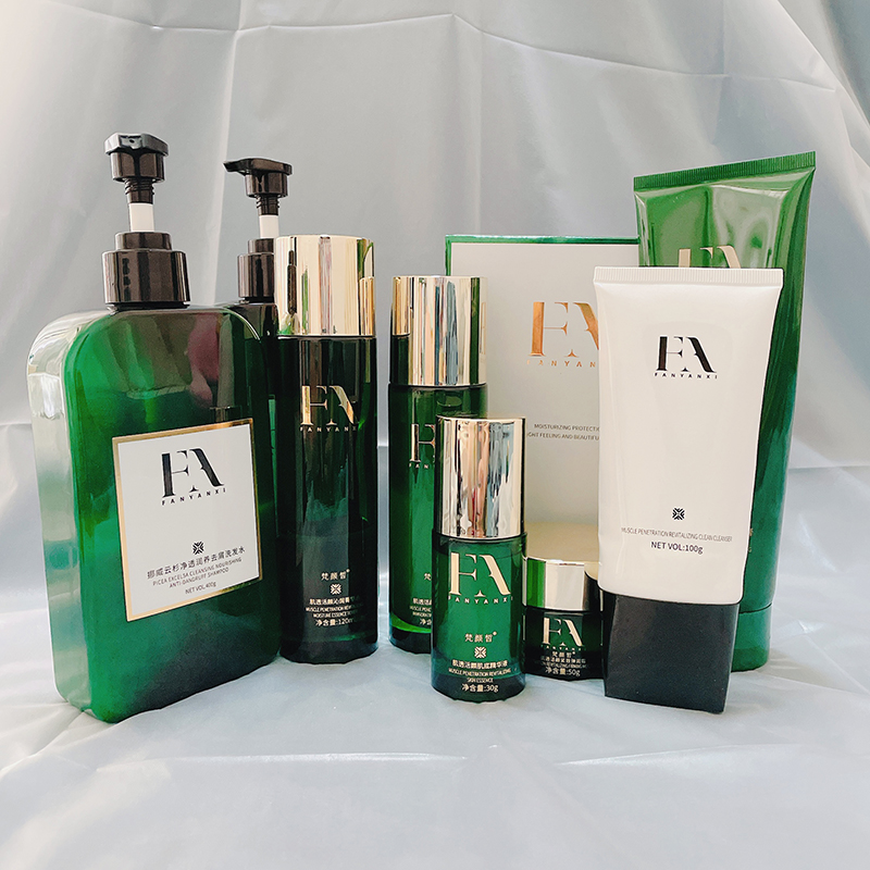 梵颜皙四五六件套护肤品水乳精华液霜洗面奶深层清洁学生补水面膜