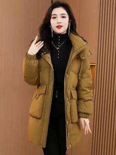 加厚羽绒棉袄洋气百搭2024新款 宽松大码 棉衣 韩版 高档棉服女中长款