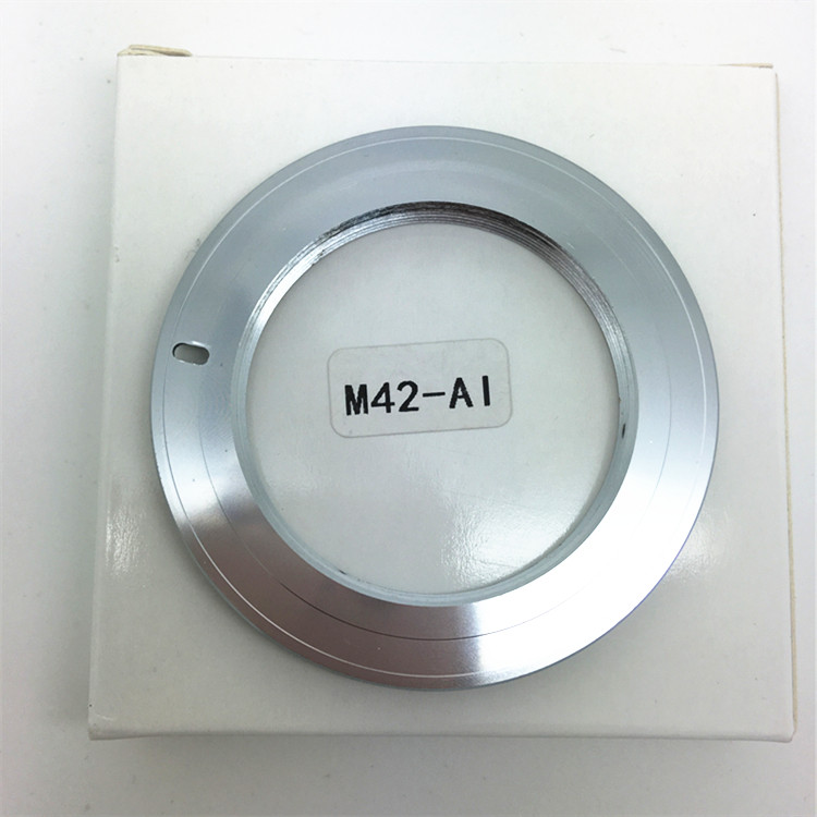M42-AI转接环铜料 适用八羽怪M42镜头转NIKON尼康机身D90/D700/D5