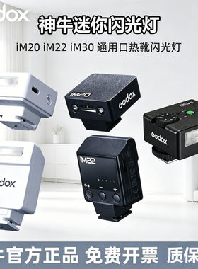 GODOX神牛iM20 iM22 iM30闪光灯摄影补光微单理光RG3相机通用热靴