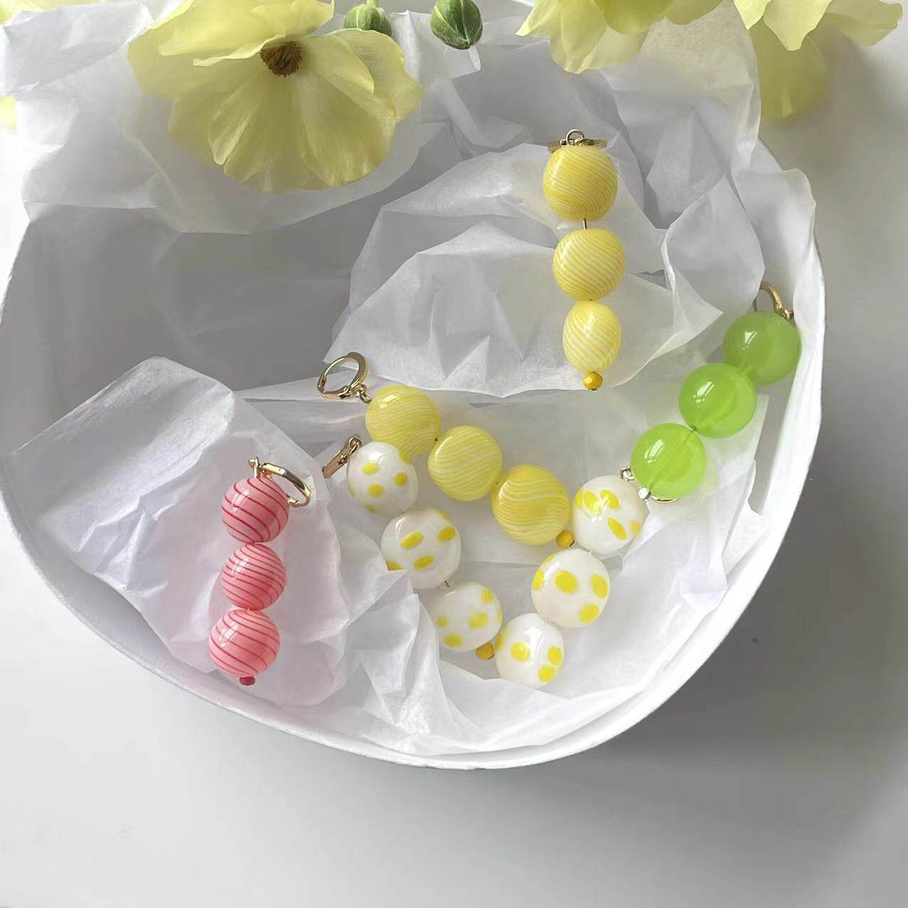 夏日少女可爱耳饰小众