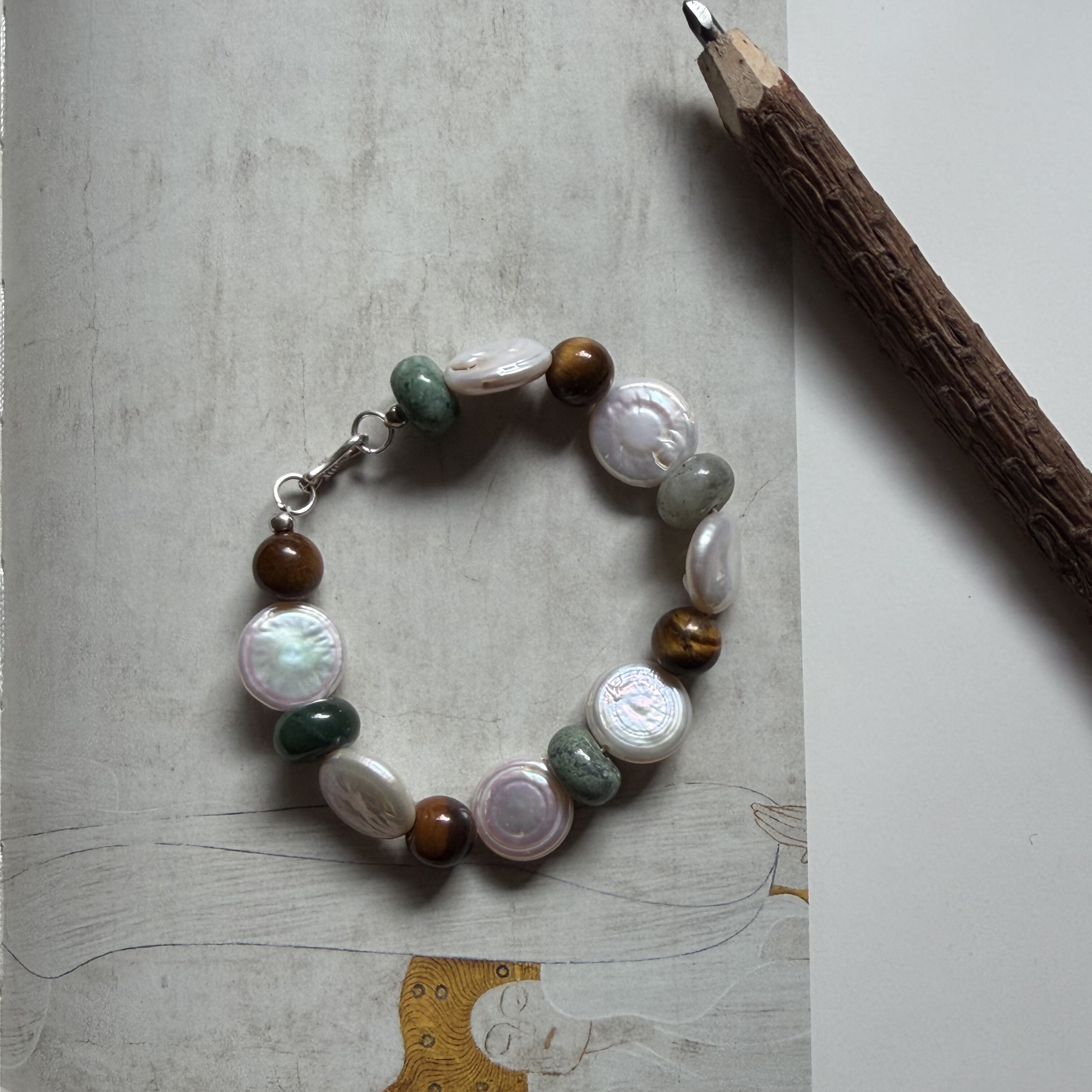 Sunball《》秋冬新复古珍珠手链叠戴百搭