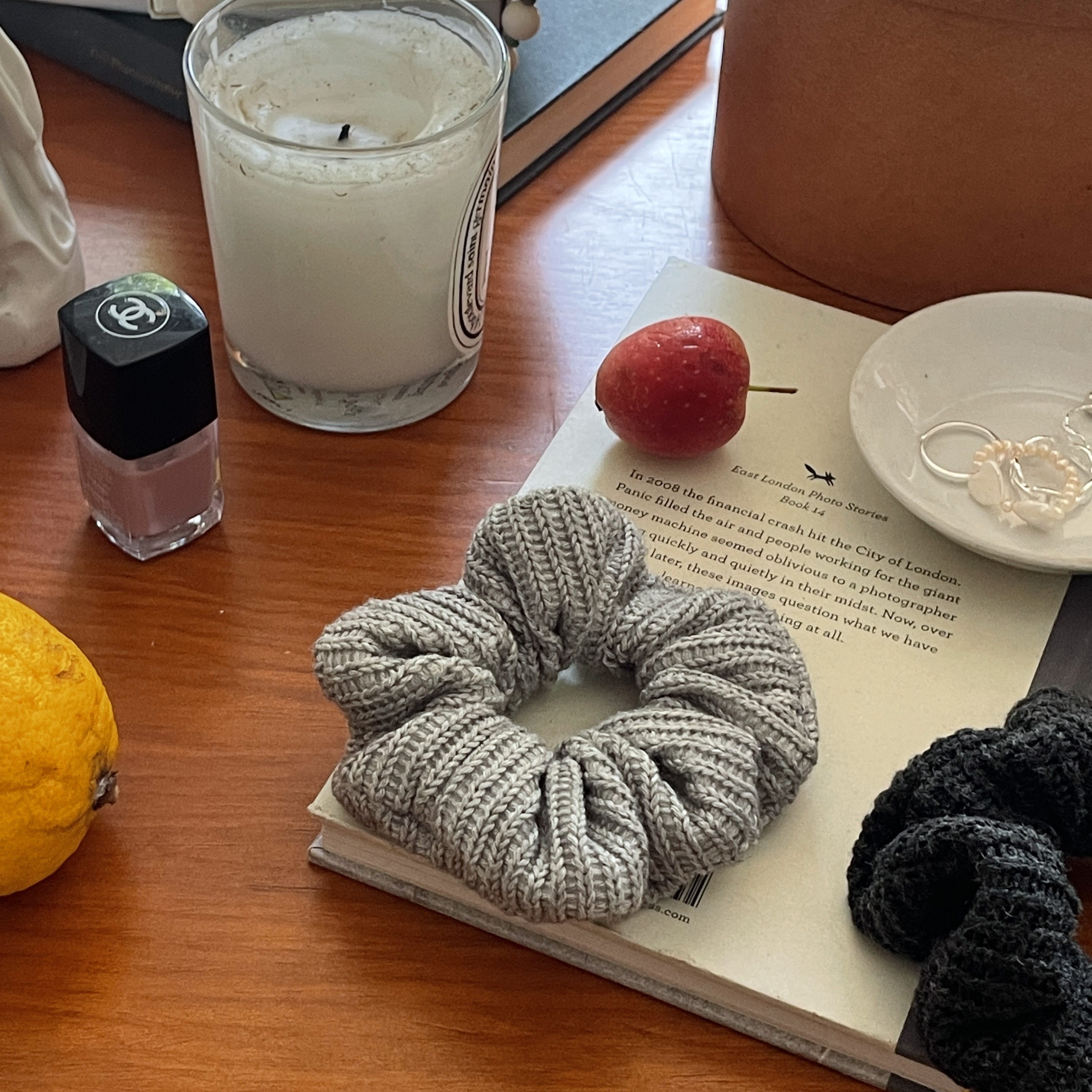 发绳ins发圈复古秋冬毛线