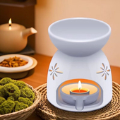 泰式 陶瓷香炉 香薰蜡烛精油炉家用卧室香熏灯室内房间美容院SPA馆