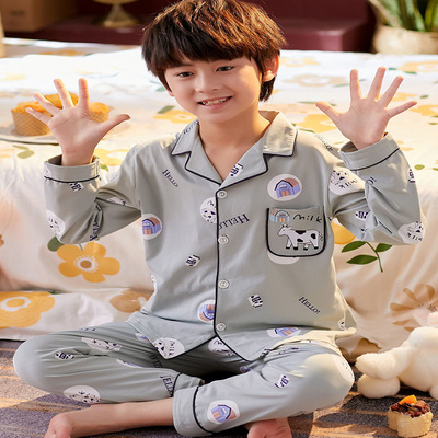 佳太子小翻领亲肤棉长袖长裤