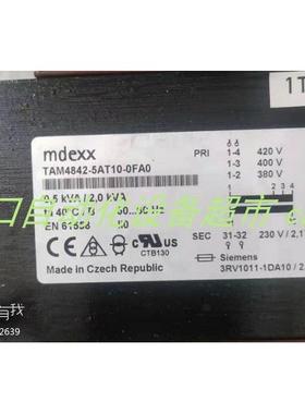 MDEXX TAM4042-8DD40-0FA0变压器ALBRIGHT接触器SW82-307P