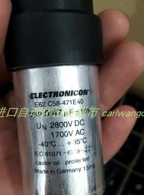 ELECTRONICON E62.F81-333D10电容E62.F62-471B21