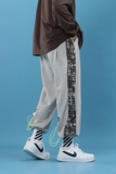 港风个性休闲卫裤男韩版潮流百搭束脚休闲运动九分裤/，男装休闲裤，电商D202