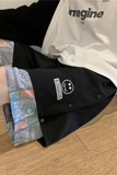 港风夏季休闲运动短裤百搭宽松五分裤卫裤男女D，男装西裤，电商D202