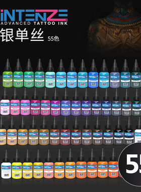 银单丝色料纹身彩色色料美国刺青颜料伊特诺彩色文身中艺纹身器材