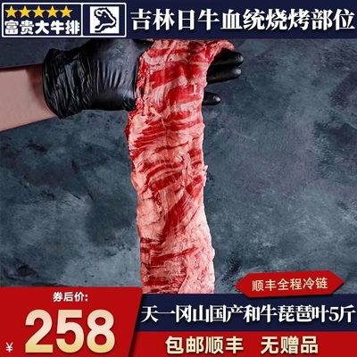 包邮5斤国产和牛天一冈山横膈膜