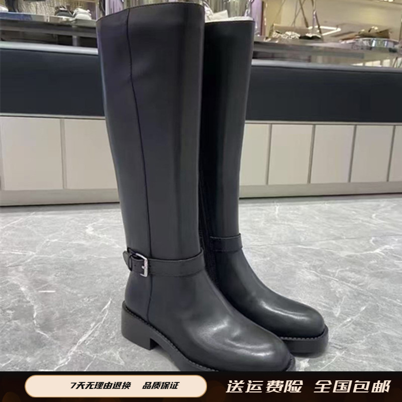 李嘉格同款2024冬季新款黑森林骑士靴复古长靴厚底9Y005DG4