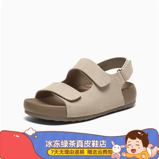 运动厚底魔术贴沙滩女凉鞋 2025年夏季 休闲勃肯鞋 女鞋 D7732BL5 新款