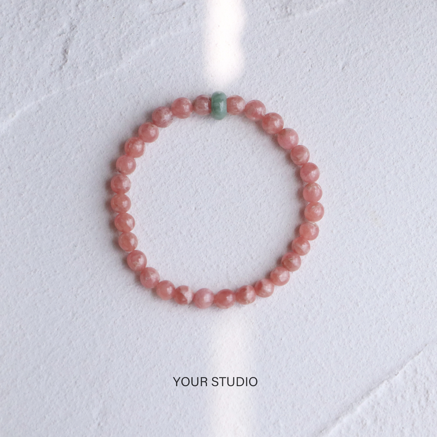 临江仙/原创设计天然红纹石翡翠手串新中式国风气质手链有弹力