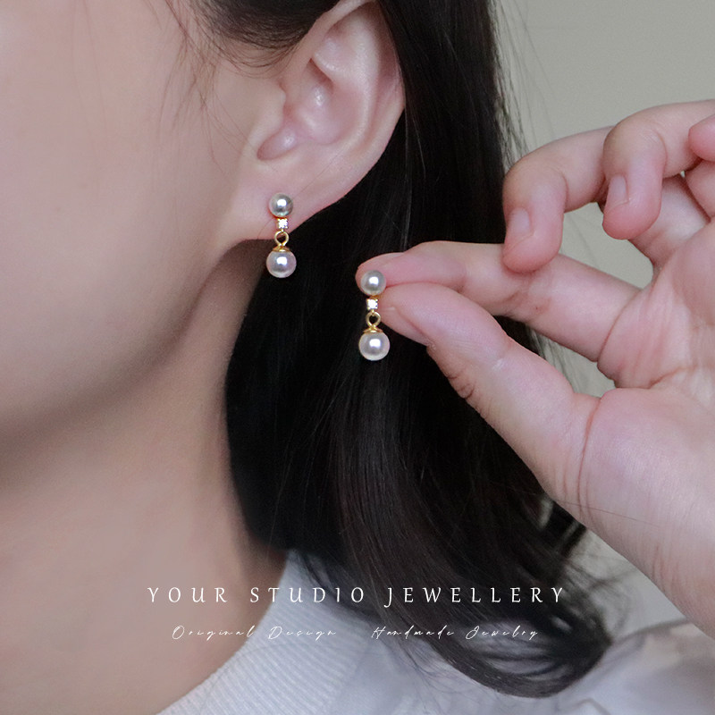 YOUR灵动小巧通体纯银S925耳饰轻奢小众设计日系简约日常百搭女