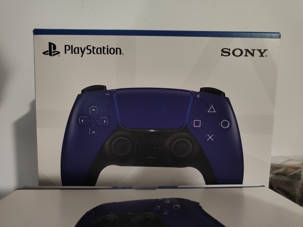 全新原封紫色日版索尼PS5手柄PlayStation送礼盒况极好特斯拉游戏