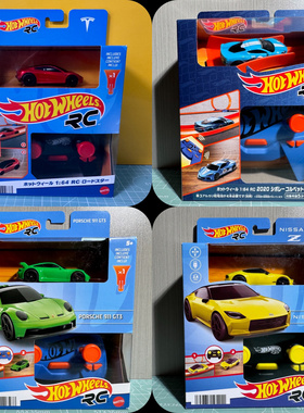 风火轮玩具迷你RC遥控小汽车野马福特斯拉跑车保时捷科尔维特轨道