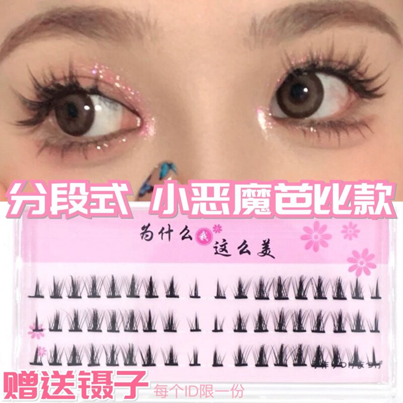 上睫毛单簇小恶魔硬梗