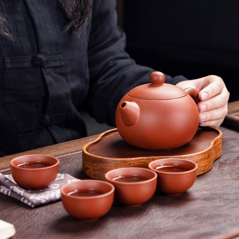 紫砂凤鸣西施壶家用泡茶壶