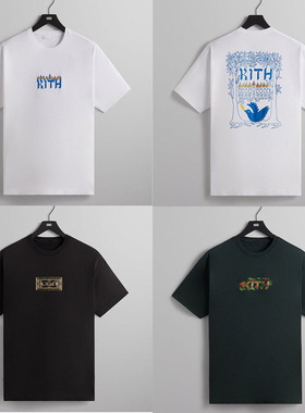 vvKith Hanukkah Menorah Ornamental Script Kithmas 个性T恤