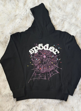 Young Thug 明星同款 Sp5der 555555  Hoodie 帽衫卫衣 潮